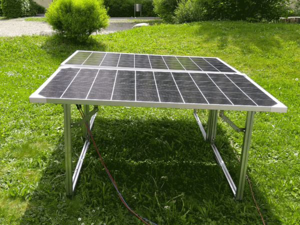 ein neuer Tisch als Solarpaneel
